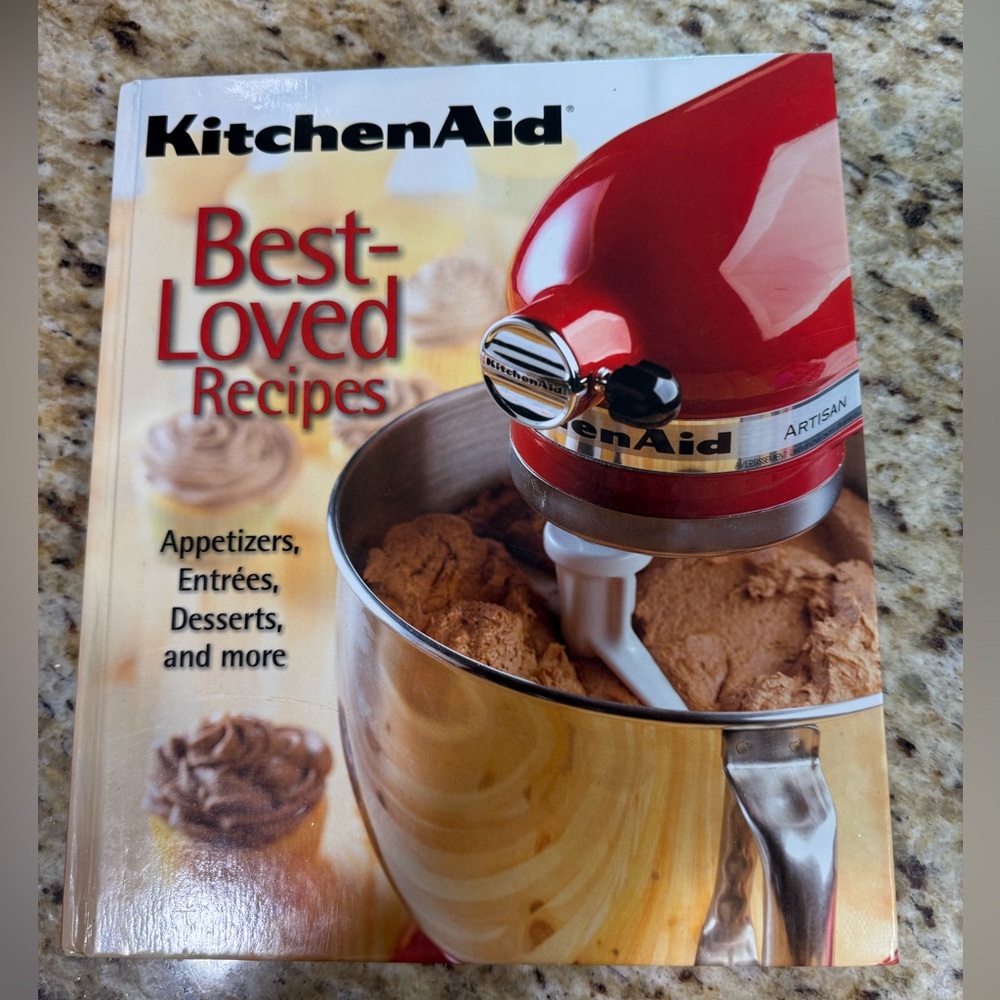 Kitchen Aid Hardback CookBook Best Loved Recipes 247 Pages w Colored Pictures